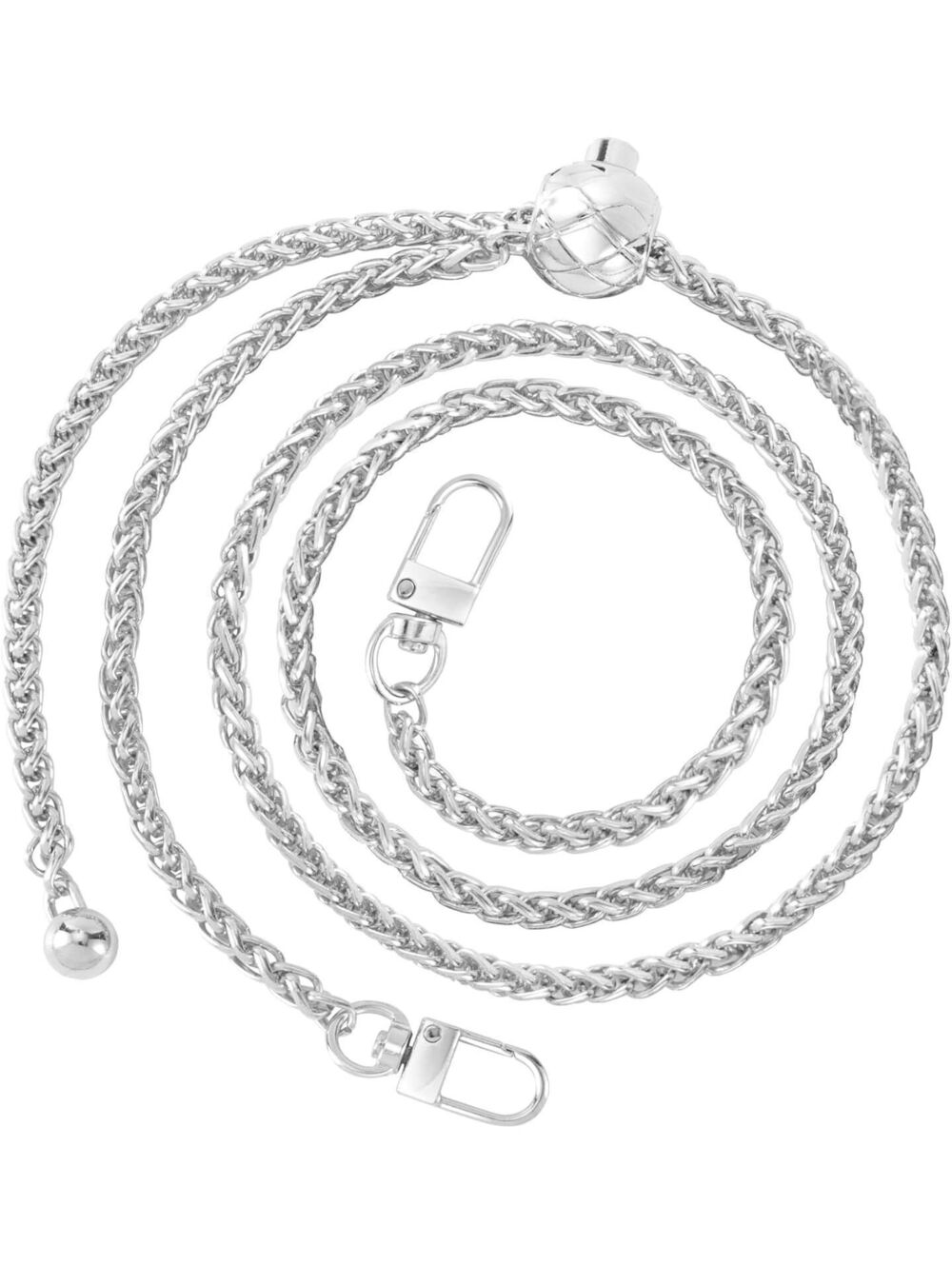 Silver Chain Adjustable Bag Strap